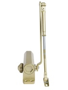 Доводчик дверной ТУНДРА d=80GP, до 80 кг, цвет золото - Фото 4