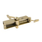 Доводчик дверей ТУНДРА d=150GP, до 150 кг, цвет золото 10629578