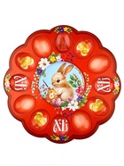Подставка для яиц и кулича «Кролик» на пасху, 30×30 см - Фото 2