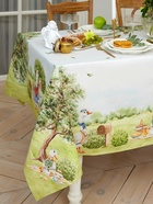 Скатерть Этель Family picnic, 150×220 см ±3 см с ВГМО, 100% хлопок, саржа 190 г/м² - Фото 3