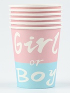 Посуда одноразовая бумажная для праздника «Гендер Пати», на 6 персон, 14 предметов - Фото 6