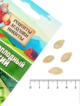 Семена Кабачок белоплодный «Грабовский», 0.5 г, среднеранний, «Рецепты дедушки Никиты» (комплект 2 шт)
