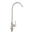 Кран для всех видов бытовых фильтров ZEIN К-04, нержавеющая сталь, сатин - Фото 3