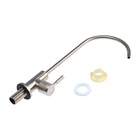 Кран для всех видов бытовых фильтров ZEIN К-04, нержавеющая сталь, сатин - Фото 7