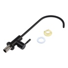 Кран для всех видов бытовых фильтров ZEIN К-05, нержавеющая сталь, черный - Фото 7