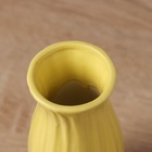 Ваза «Фрэнсис», талия, 12.5×5 см, керамика, жёлтая - Фото 2