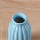 Ваза «Олвен», классик, 12.5×5 см, керамика, синяя - Фото 2