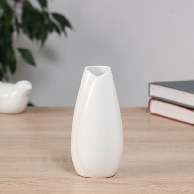 Ваза «Белен», 12.5×5 см, керамика, белая