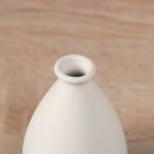 Ваза «Хайди», галант, 10.5×6.5 см, керамика, белая, голубая - Фото 2