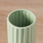 Ваза для цветов «Солвейг», галант, 18×7, керамика, зелёная - Фото 2