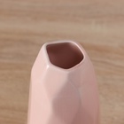 Ваза «Авиталь галант», 17×6.5 см, керамика, розовая - Фото 2