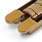 Петля скрытой установки LOCKLAND, 25×150 мм, с 3D-регулированием, цвет матовое золото - Фото 9