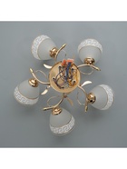 Люстра "Жаннета" 5х40Вт Е27 Золото МОДЕЛЬ: 2800064 - фото 33356483