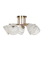 Люстра "Жаннета" 5х40Вт Е27 Золото МОДЕЛЬ: 2800064 - фото 33356476