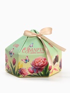 Конфеты подарочные «С 8 Марта» в коробке-купол с бантом, 200 г - фото 31493118