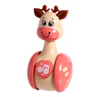 УЦЕНКА азвивающая игрушка «Оленёнок Робби», новогодний, цвет бежевый - Фото 2