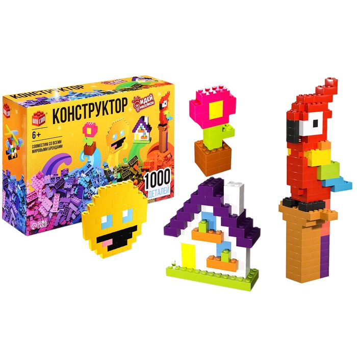 УЦЕНКА Конструктор «Классический набор», 1000 деталей - Фото 1