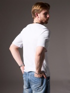 Футболка мужская MINAKU: Casual Collection MAN, размер 44, белая  (артикул 10323806)  большой выбор товаров оптом и в розницу по низким ценам с доставкой