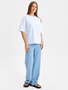 Футболка женская MINAKU: Casual Collection, белая, размер 52 - фото 32288023