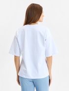 Футболка женская MINAKU: Casual Collection, белая, размер 52 - фото 32288025