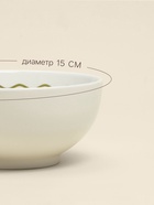 Салатники SL Home «Уроки испанского: Esta bien - Adiós», d=15 см, набор 2 шт., керамика, бежевые - Фото 2