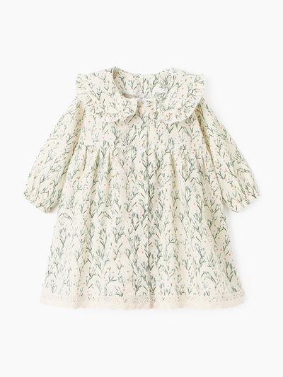 Платье для девочки MINAKU «Ромашки», рост 80-86 см, белое