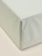 Простыня на резинке 300ТС SL Home Percale 140×200+30 см, олива, 100% хлопок - Фото 10
