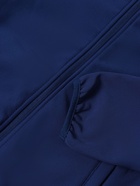 Ветровка демисезонная для мальчиков MINAKU из Softshell на флисе, непромокаемая, тёмно-синяя, рост 134 см - Фото 10