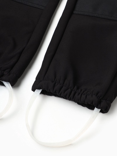 Комбинезон демисезонный для мальчиков MINAKU из Softshell на флисе, непромокаемый, чёрный, рост 92 см