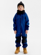 Комбинезон демисезонный для мальчиков MINAKU из Softshell на флисе, непромокаемый, тёмно-синий, рост 122 см - Фото 3