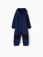 Комбинезон демисезонный для мальчиков MINAKU из Softshell на флисе, непромокаемый, тёмно-синий, рост 122 см - Фото 7