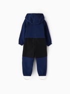 Комбинезон демисезонный для мальчиков MINAKU из Softshell на флисе, непромокаемый, тёмно-синий, рост 128 см - Фото 11