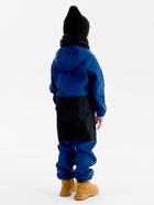 Комбинезон демисезонный для мальчиков MINAKU из Softshell на флисе, непромокаемый, тёмно-синий, рост 128 см - Фото 5