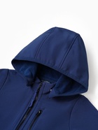 Комбинезон демисезонный для мальчиков MINAKU из Softshell на флисе, непромокаемый, тёмно-синий, рост 128 см - Фото 8