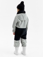 Комбинезон демисезонный для мальчиков MINAKU из Softshell на флисе, непромокаемый, серый, рост 122 см - Фото 4