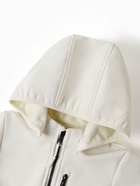 Комбинезон демисезонный для девочек MINAKU: Softshell на флисе, непромокаемый, бежевый, рост 116 см - Фото 7