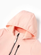Комбинезон демисезонный для девочек MINAKU из Softshell на флисе, непромокаемый, персиковый, рост 116 см - Фото 7