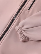 Комбинезон демисезонный для девочек MINAKU: Softshell на флисе, непромокаемый, пыльно-розовый, рост 116 см - Фото 8