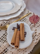 Тарелка SL Home «Осенний бриз», 20.3×20×3.5 см, доломит, белая - Фото 7