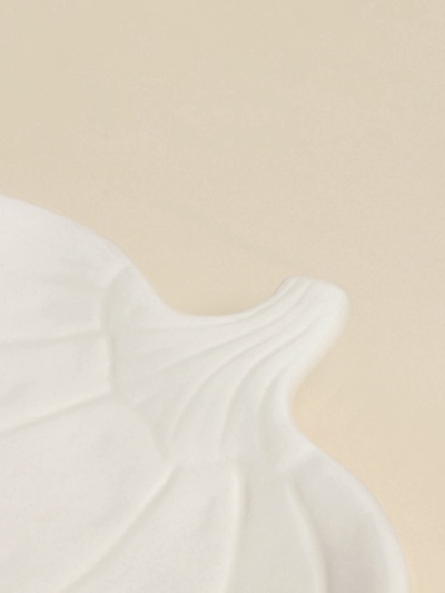 Тарелка SL Home «Осенний бриз», 20,5×20×3,5 см, доломит, белая