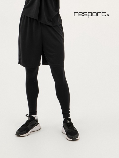 Шорты мужские Resport, р. 46, чёрные, базовые