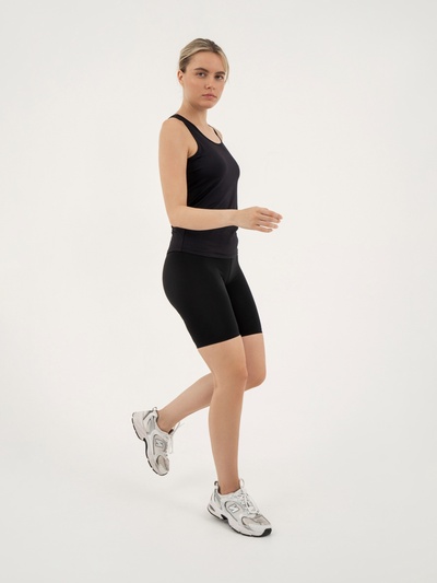 Велосипедки женские Resport, размер 42 (XS), чёрные, базовые