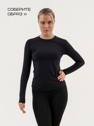 Легинсы женские спортивные с компрессией Resport, размер 46 (M), чёрные