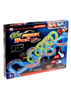 Автотрек «Стремительный мир», радиоуправление, 2 машинки, мёртвая петля, свет - Фото 13