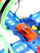 Автотрек «Стремительный мир», радиоуправление, 2 машинки, мёртвая петля, свет - Фото 3