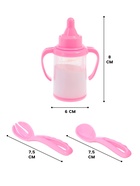 Аксессуары для пупса, набор 3 шт.: бутылочка, ложка, вилка - Фото 2