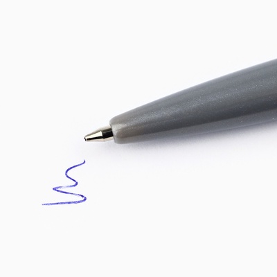 Ручка шариковая, пластиковая автоматическая, синяя паста, 0.7 мм «Настоящему герою»