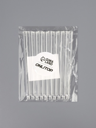 Пипетка стеклянная, 11 × 0,7 см, фасовка - 10 шт, цвет прозрачный