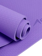 Коврик для фитнеса и йоги ONLYTOP, 183×61×0.8 см, фиолетовый/тёмно-фиолетовый - Фото 2