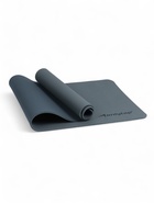 Коврик для фитнеса и йоги ONLYTOP, 183×61×0.8 см, графитовый/тёмно-серый - Фото 1